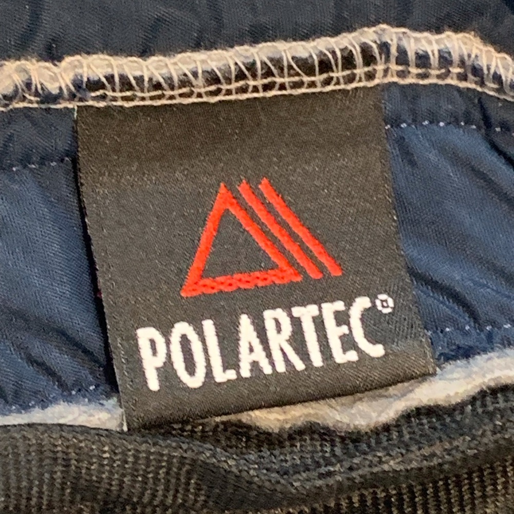 North Sails Polartec Fleece Vest Large Gray Full Zip Quilted Pockets Men - Picture 12 of 12